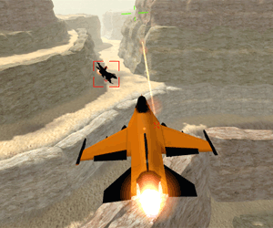 Orange Jet Fighter