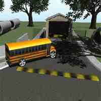 3D School Bus Parking