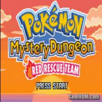 Pokemon Mystery Dungeon Red Rescue Team