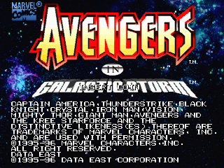 Avengers in Galactic Storm Arcade
