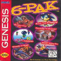 6-Pak Sega Mega Drive